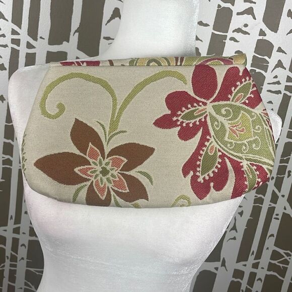 Custom Made Frida Kahlo Floral Tapestry Envelope Clutch - Picture 3 of 10